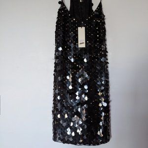 Sexy Black sequin gown/dress